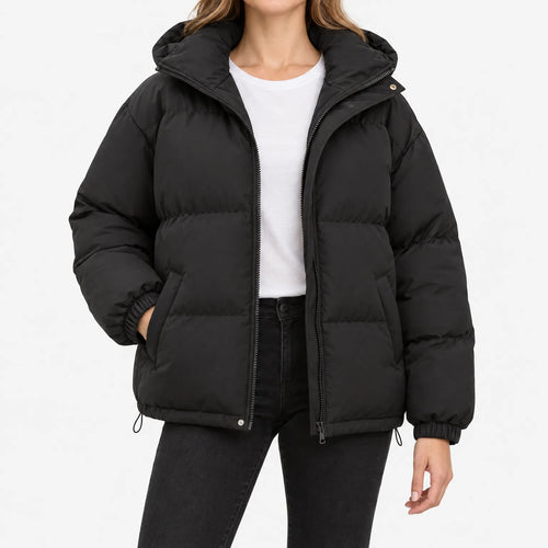 Aerique - Women's Oversized Hooded Puffer Jacket