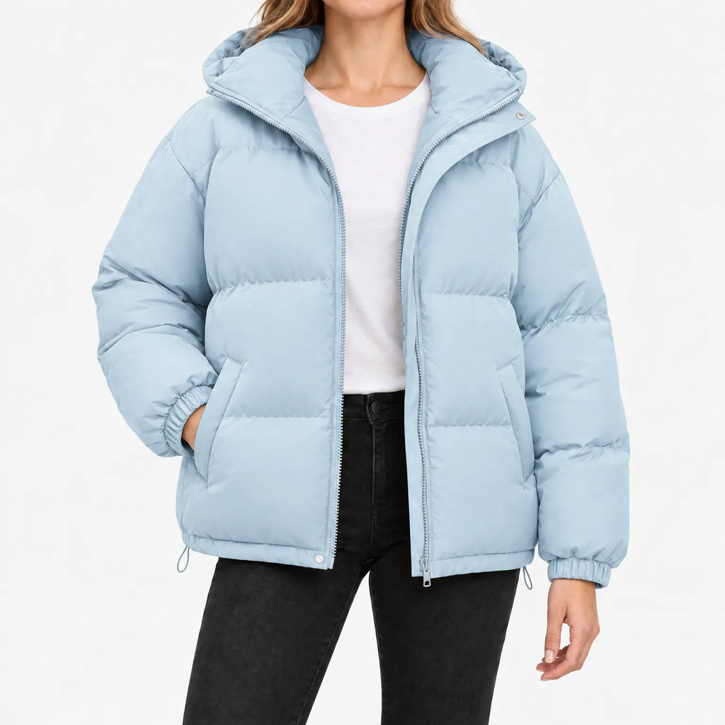 Aerique - Women's Oversized Hooded Puffer Jacket