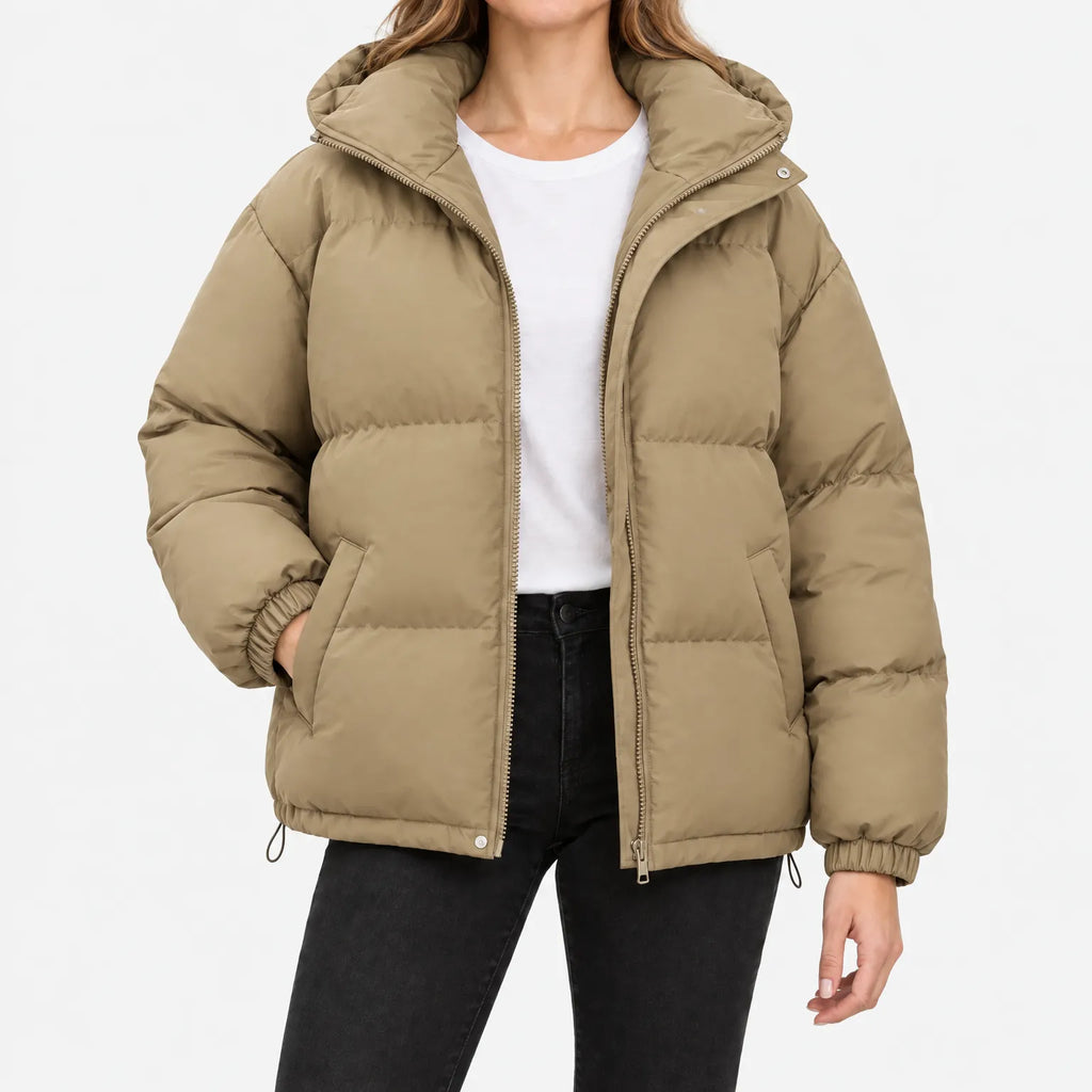 Aerique - Women's Oversized Hooded Puffer Jacket