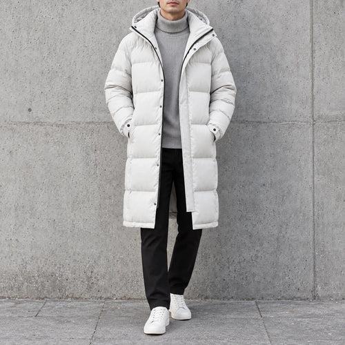 Altora - Men's Longline Quilted Winter Coat