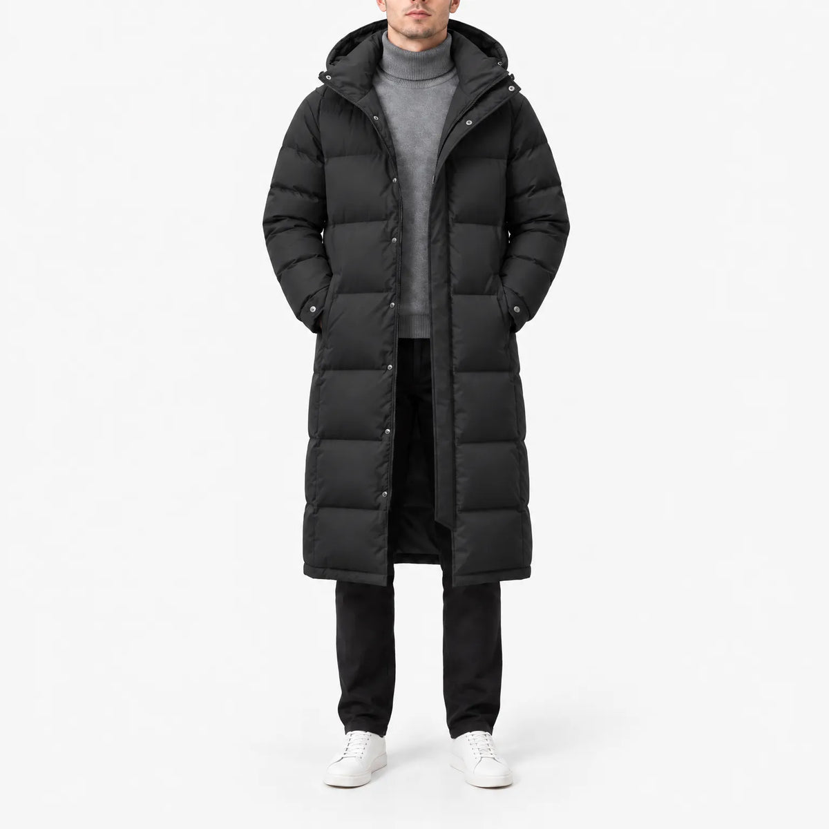 Altora - Men's Longline Quilted Winter Coat