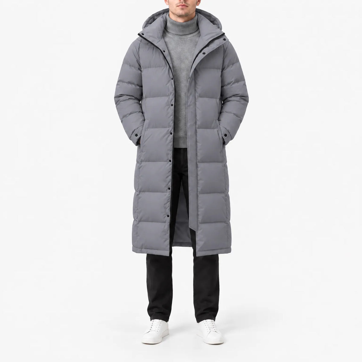 Altora - Men's Longline Quilted Winter Coat
