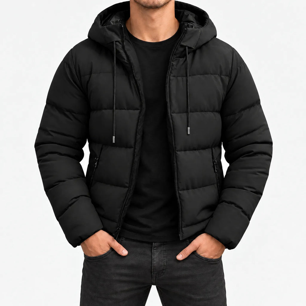 Axiola - Men's Quilted Casual Puffer Jacket