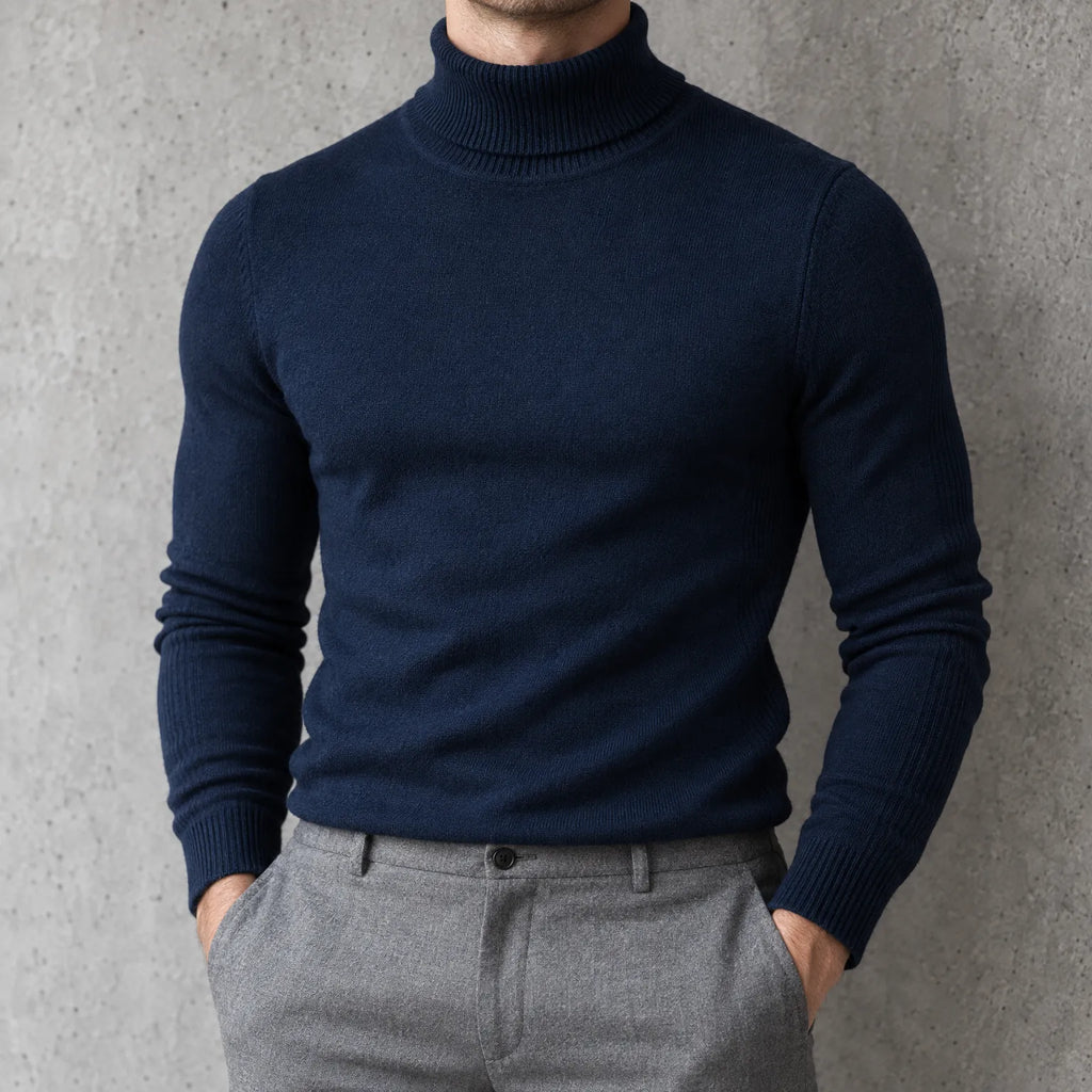 Korda - Men's Knitted Turtleneck Jumper