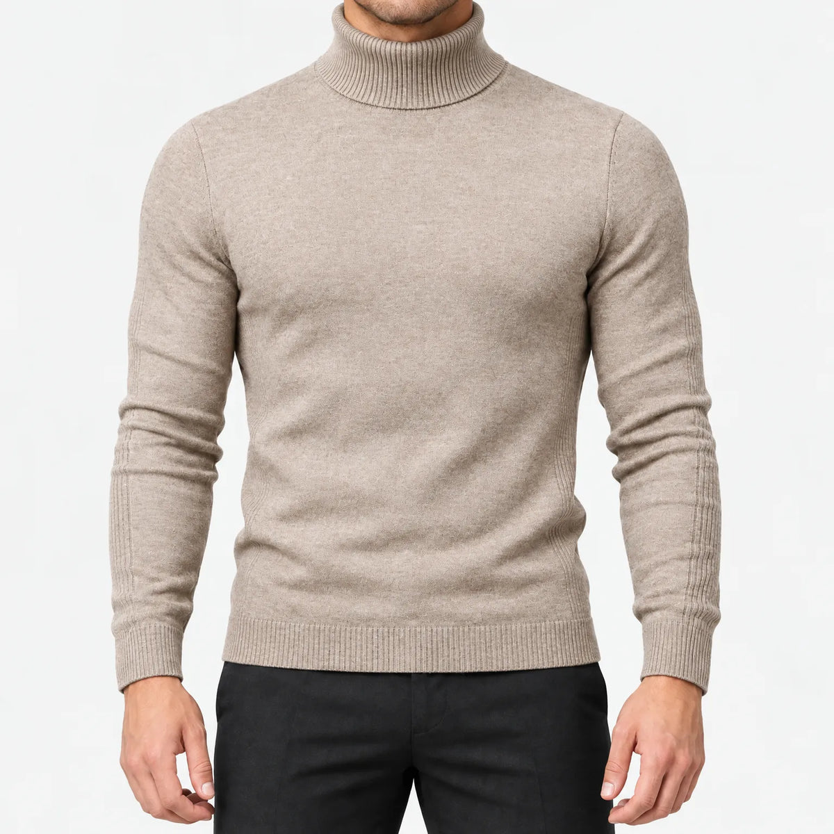 Korda - Men's Knitted Turtleneck Jumper