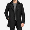 Loxford - Men's Tailored Button-Front Trench Coat