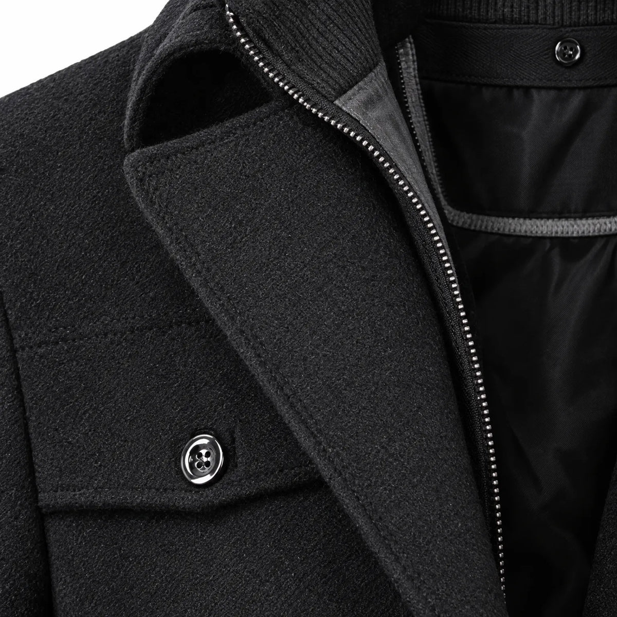 Loxford - Men's Tailored Button-Front Trench Coat