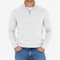 Lumato - Men's Quarter Zip Knit Jumper