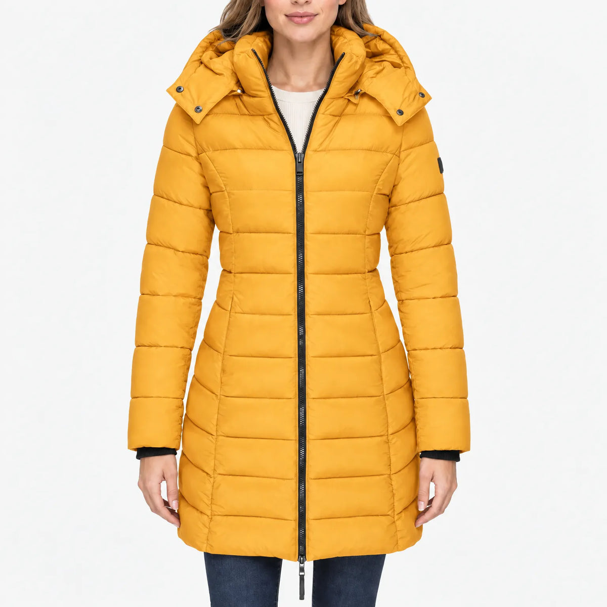 Pendra - Longline Quilted Winter Outerwear Jacket