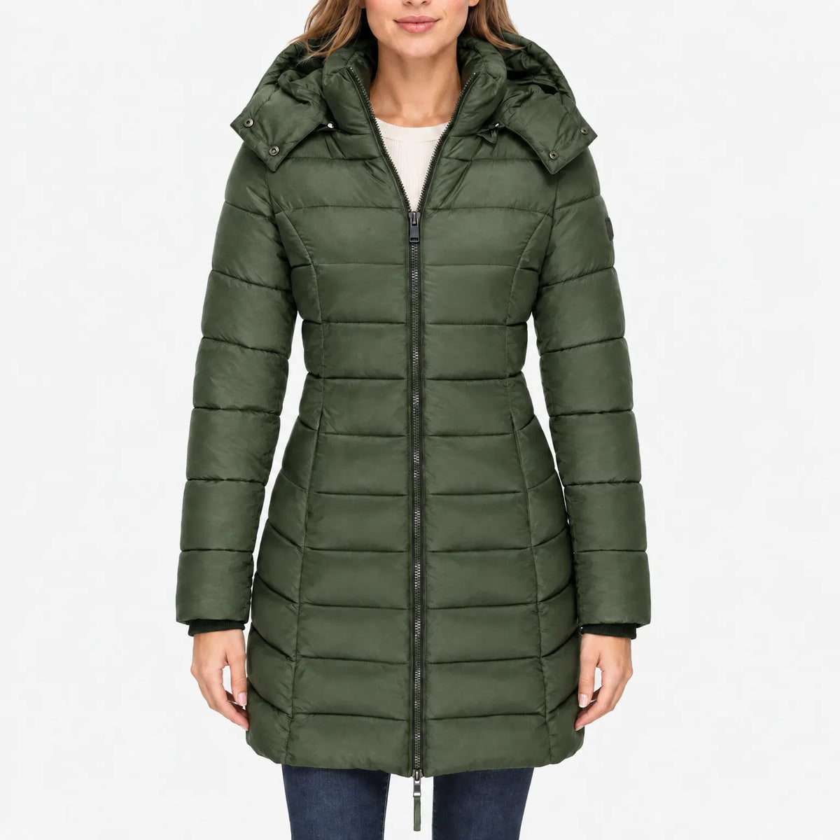 Pendra - Longline Quilted Winter Outerwear Jacket
