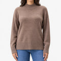 Velleria - Relaxed Fit Mock Neck Jumper